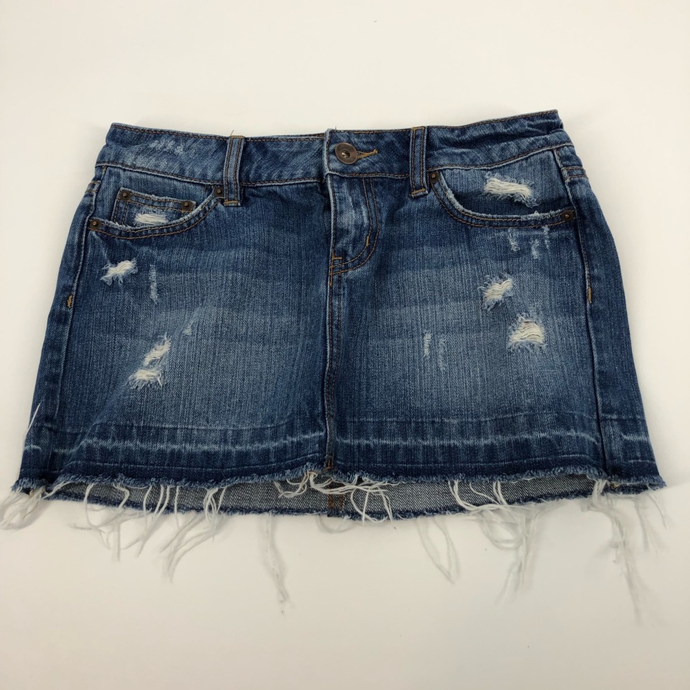 Denim Mini Skirt